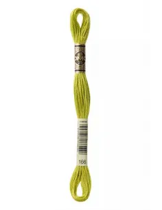Fil à broder, Mouliné Spécial DMC Art 117, 8 m, Vert absinthe (166)