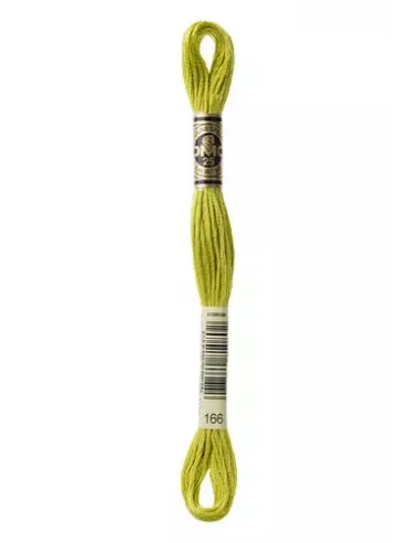 Fil à broder, Mouliné Spécial DMC Art 117, 8 m, Vert absinthe (166)