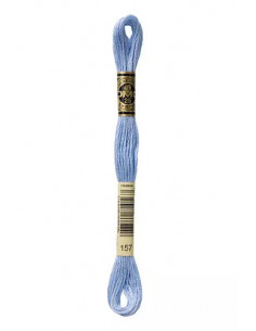 Fil à broder, Mouliné Spécial DMC Art 117, 100% Coton à longues fibres, double mercerisation, 8 m, Coloris au choix