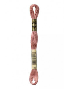Fil à broder, Mouliné Spécial DMC Art 117, 100% Coton à longues fibres, double mercerisation, 8 m, Coloris au choix