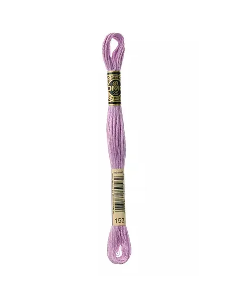 Fil à broder, Mouliné Spécial DMC Art 117, 8 m, Lilas rose (153)