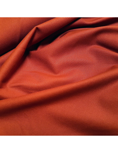 Tissu, Canvas Uni, Terra Cotta, Laize 140 cm, 100% Coton 322g/m²