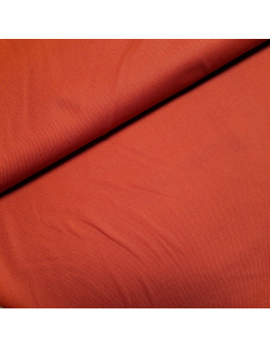 Tissu, Canvas Uni, Terra Cotta, Laize 140 cm, 100% Coton 322g/m²