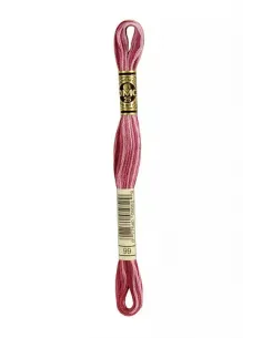 Fil à broder, Mouliné Spécial DMC Art 117, 8 m, Rose Redouté ombré (99)
