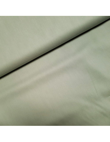 Tissu, Popeline de Coton Unie, Vert Pâle, Laize 150 cm, 100% Coton 130g/m²