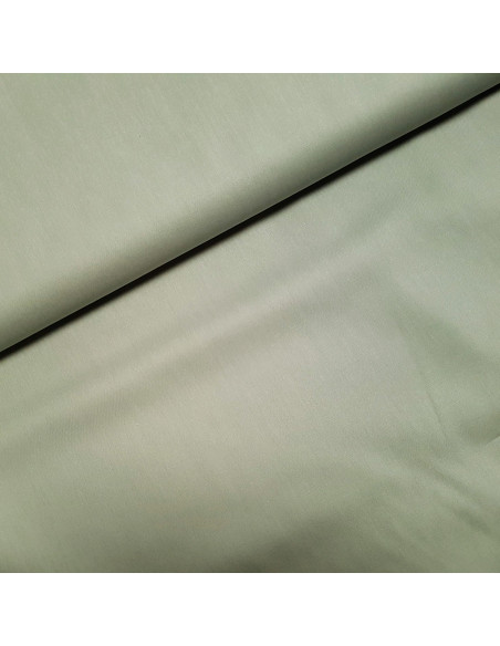 Tissu, Popeline de Coton Unie, Vert Pâle, Laize 150 cm, 100% Coton 130g/m²