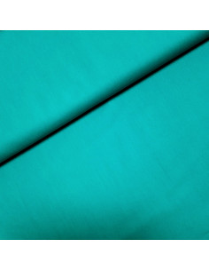 Popeline de coton unie, vert canard
