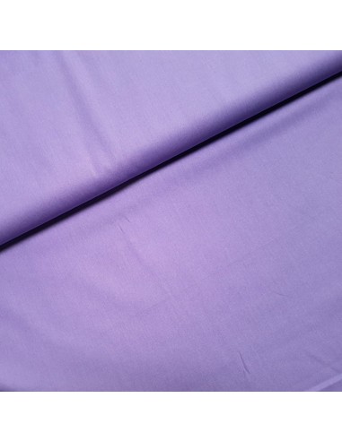 Tissu, Popeline de Coton Unie, Violet Intense, Laize 150 cm, 100% Coton 195g/m²