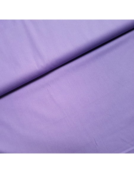 Tissu, Popeline de Coton Unie, Violet Intense, Laize 150 cm, 100% Coton 195g/m²