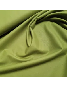 Tissu, Popeline de Coton Unie, Vert Olive, Laize 150 cm, 100% Coton 130g/m² 2