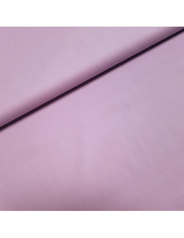 Tissu, Popeline de Coton Unie, Mauve, Laize 150 cm, 100% Coton 130g/m²