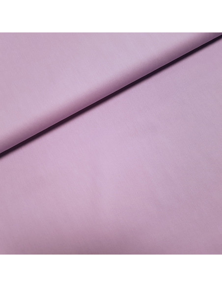 Popeline de coton unie, mauve