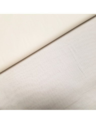 Tissu, Voile de Coton, Écru, Laize 140 cm, 100% Coton
