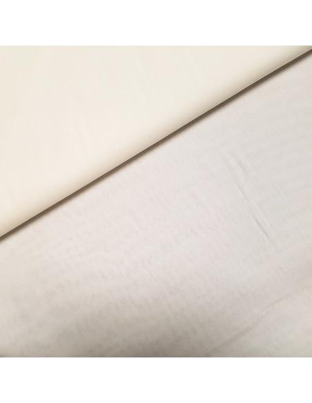 Tissu, Voile de Coton, Écru, Laize 140 cm, 100% Coton