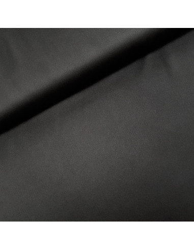 Tissu, Microfibre Micro Satin, Noir Intense, Laize 146 cm, 100% Polyester 190g/ml