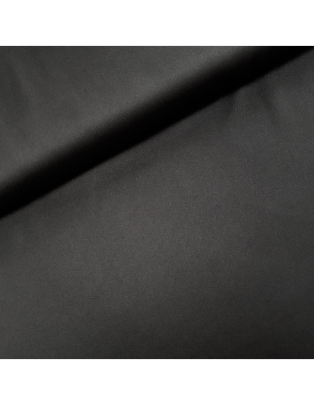 Tissu, Microfibre Micro Satin, Noir Intense, Laize 146 cm, 100% Polyester 190g/ml