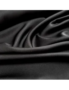 Tissu, Microfibre Micro Satin, Noir Intense, Laize 146 cm, 100% Polyester 190g/ml 2