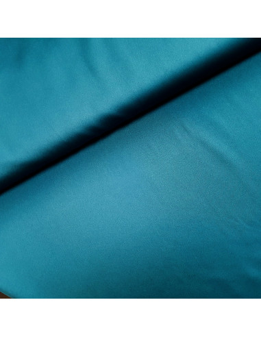 Tissu, Microfibre Micro Satin, Bleu Pétrole, Laize 146 cm, 100% Polyester