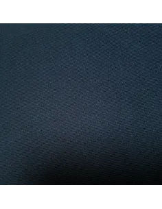 Tissu, Bord-côte tubulaire, Bleu marine, Laize 27 cm, Coton/Élasthanne