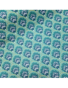 Coton enduit, motifs abstraits