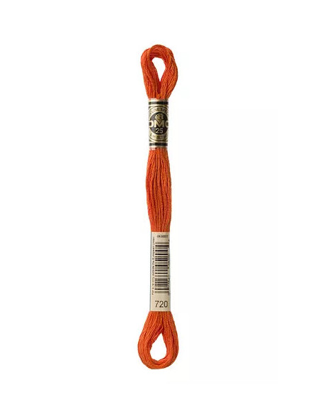 Fil à broder, Mouliné Spécial DMC Art 117, 8 m, Rouille (720)