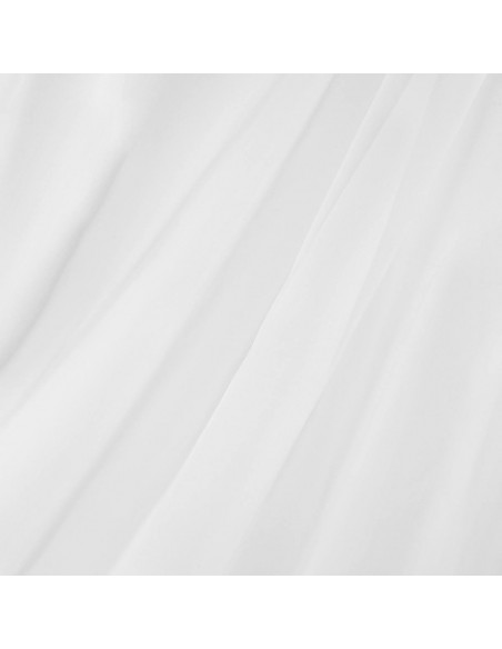 Voilage au mètre, voile plein jour blanc