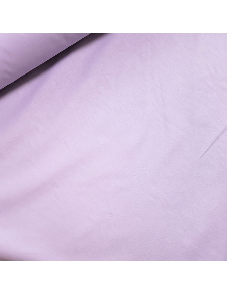 Tissu, Cretonne de Coton Unie, Lavande, Laize 150 cm, 100% Coton 150g/m²