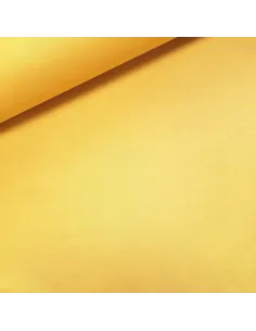 Tissu, Cretonne de Coton Unie, Jaune Soleil, Laize 150 cm, 100% Coton 150g/m²