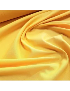 Tissu, Cretonne de Coton Unie, Jaune Soleil, Laize 150 cm, 100% Coton 150g/m² 2