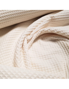 Nid d'abeille, écru 2