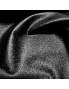 Simili cuir uni, noir 2