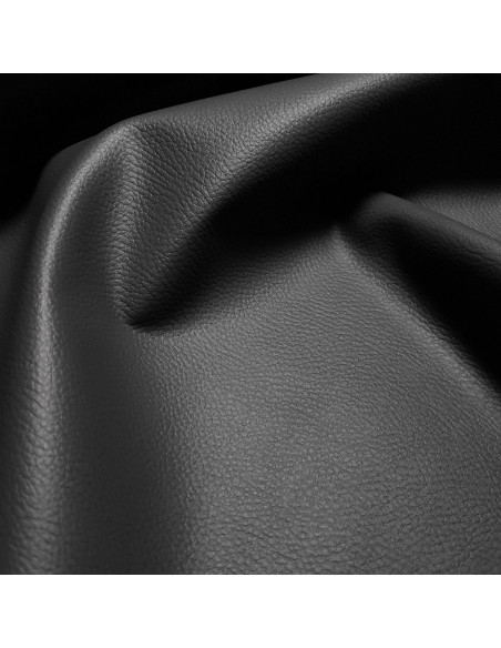 Tissu, Simili Cuir Uni, Gris Ardoise, Laize 140 cm, Simili Cuir