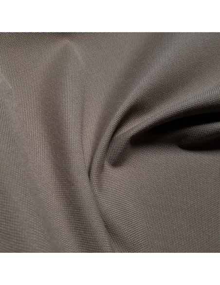 Tissu, Toile d'Extérieur Unie Déperlante, Taupe, Laize 150 cm, 100% Polypropylène 271g/m²
