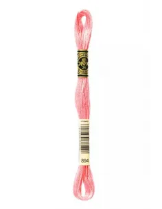 Fil à broder, Mouliné Spécial DMC Art 117, 8 m, Rose (894)