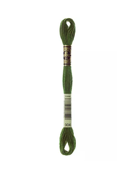 Fil à broder, Mouliné Spécial DMC Art 117, 8 m, Avocat (904)