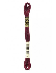 Fil à broder, Grenat, 902