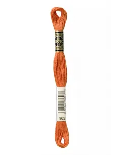 Fil à broder, Mouliné Spécial DMC Art 117, 8 m, Terracotta (922)