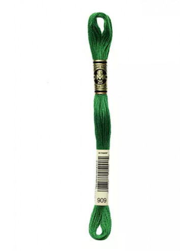 Fil à broder, Mouliné Spécial DMC Art 117, 8 m, Vert Noël (909)