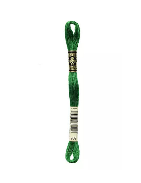Fil à broder, Mouliné Spécial DMC Art 117, 8 m, Vert Noël (909)