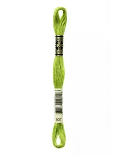 Fil à broder, Mouliné Spécial DMC Art 117, 8 m, Granny smith (907)