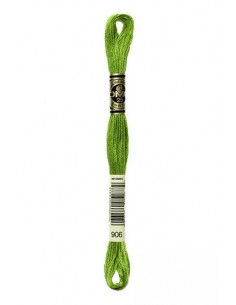 Fil à broder, Vert pomme, 906