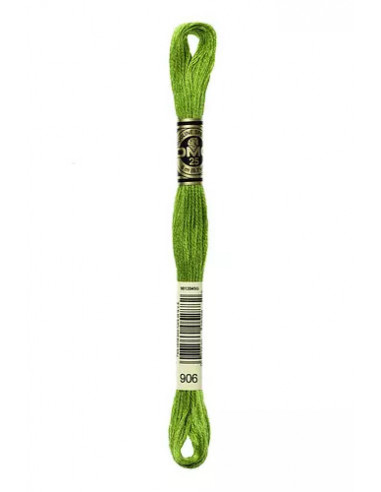 Fil à broder, Mouliné Spécial DMC Art 117, 8 m, Vert pomme (906)