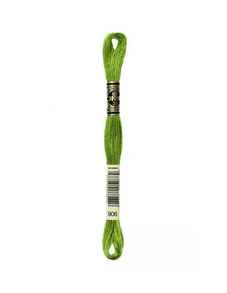 Fil à broder, Mouliné Spécial DMC Art 117, 8 m, Vert pomme (906)