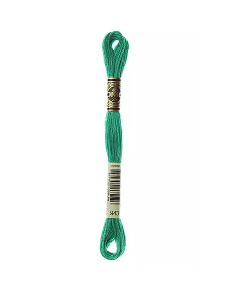 Fil à broder, Mouliné Spécial DMC Art 117, 8 m, Vert acidulé (943)