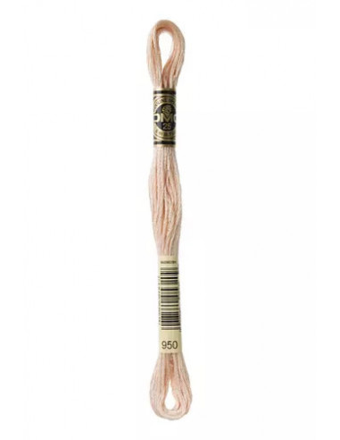 Fil à broder, Mouliné Spécial DMC Art 117, 8 m, Beige (950)