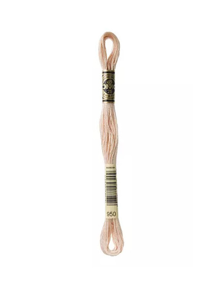 Fil à broder, Mouliné Spécial DMC Art 117, 8 m, Beige (950)