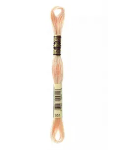 Fil à broder, Mouliné Spécial DMC Art 117, 8 m, Beige cachemire (951)