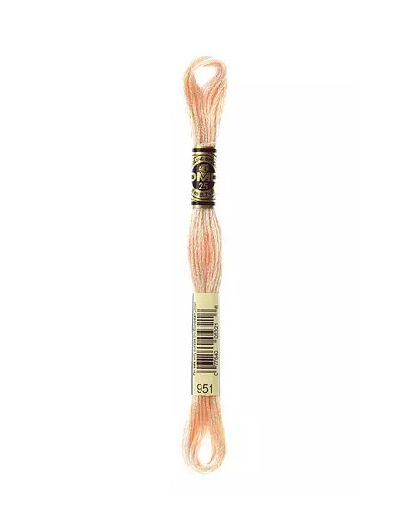 Fil à broder, Mouliné Spécial DMC Art 117, 8 m, Beige cachemire (951)