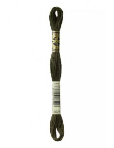 Fil à broder, Gris falaise, 3021