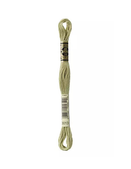 Fil à broder, Vert résine, 3013